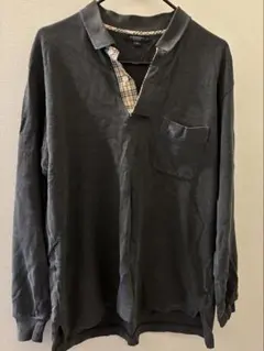 BURBERRY ダークグレー ポロシャツ M
