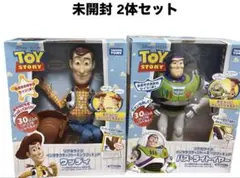 【未開封】トイストーリー ウッディ バズ リアルサイズ トーキングフィギュアセッ