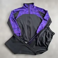 NIKE DRI-FIT ジャージ上下セット レディース L/M 紫　ランニングのサムネイル