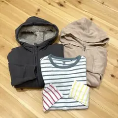 〈お得！〉ユニクロ トップス3点セット 120〜130