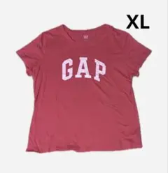 GAP ロゴTシャツ XL ピンク 半袖 レディース メンズ 古着のサムネイル