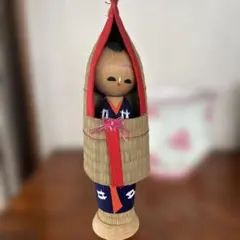 津和野竹人形 鷺舞 山口県郷土玩具 竹細工 木工玩具 土人形 民芸品 鳥
