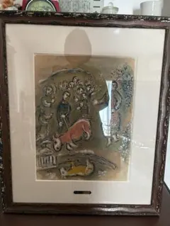 希少作品 】須田寿（スダヒサシ）油彩画 牛 風景画 肉筆 絵画セット