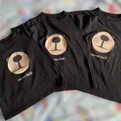 mont-bell クマの顔プリント Tシャツ 80.100.110サイズ