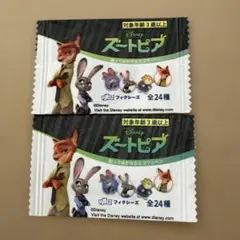 ズートピア ステッカー　未開封2枚セット