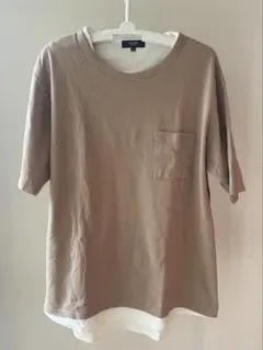 BEAMS HEART XL ベージュ ポケットTシャツ