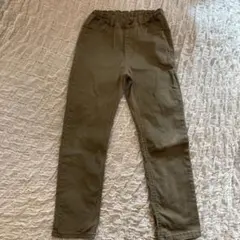 ◆GU◆オリーブ ロングパンツ 130