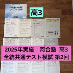 2025年実施　河合塾 全統共通テスト模試 第2回　高3のサムネイル