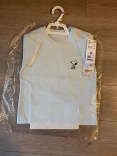 【新品未使用】スヌーピー ポケット付き Tシャツ 100cm
