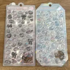 【匿名配送】正規品　ボンボンドロップシール　オリジナル　しろくろ　みずいろ