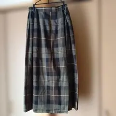 アメリカンホリック　チェックプリーツロングスカート