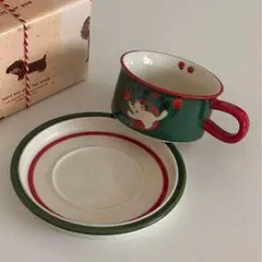 雪だるまデザイン ティーカップ・ソーサー