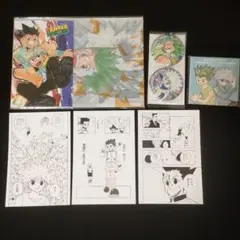 ハンターハンター 冨樫義博展 ゴン　キルア コンビセット　スクエア缶バッチのサムネイル