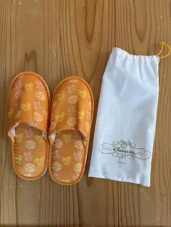 東京ディズニーランドホテル スリッパ オレンジ（袋付き）