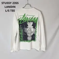 STUSSY 23SS LANDIN L/S TEE ロングTシャツ ロンT M