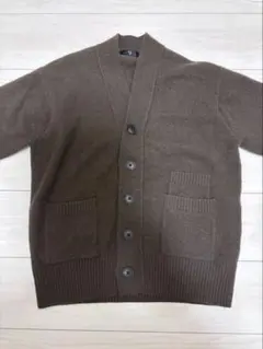 ユニクロ　+J カーディガン Sサイズ　ブラウン