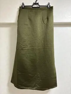 しまむら　yumi　マーメイドスカート　カーキ　LLサイズ