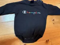 champion 黒 ロンパース