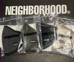 NEIGHBORHOOD フェイスマスク　ブラック　ネイビー　各色2枚　合計4枚 NEIGHBORHOOD フェイスマスク ブラック ネイビー 各色2枚 合計4枚