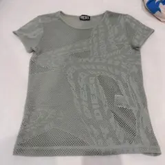 DIESEL メッシュ 半袖 Tシャツ ライトグリーンのサムネイル