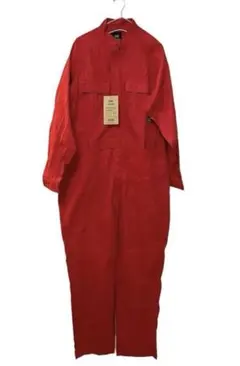 96cloth　ツナギ　ワークウェア 作業着 サイズ L 赤色のサムネイル