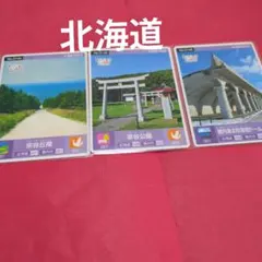 ロゲットカード北海道　宗谷丘陵、宗谷公園、稚内港北防波堤ドームのサムネイル