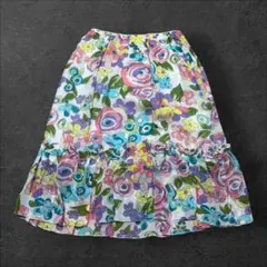 MOSCHINO CHEAPANDCHIC 花柄 フレアスカート 38のサムネイル