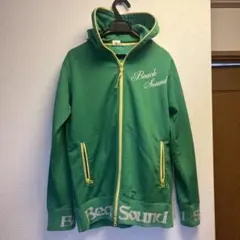 Beach Sound ジップアップ パーカー グリーン