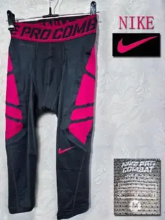 NIKE PRO COMBAT タイツ M ブラック/ピンク