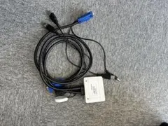 ELECOM KVM-KUSN USB/VGA PC Switch