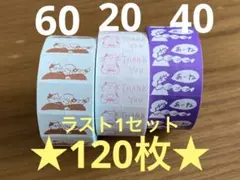 【匿名】40枚ずつ　cotoricotori コトリコトリ　ラベラー　前橋　限定
