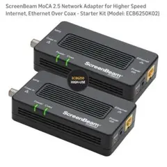 ScreenBeam MoCA 2.5 ネットワークアダプタECB6250K02