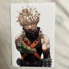 僕のヒーローアカデミア　特典　ポストカード　爆豪勝己