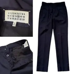 Maison Margiela 14 ウールスラックス ネイビー 44のサムネイル