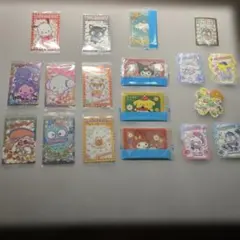 サンリオキャラクターズ ステッカー シール 、カードまとめ売りのサムネイル