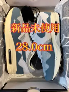 Patta × Nike Air Max 1 Noise Aqua 28パタ