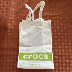crocs ショップ袋 ショッパー ホワイトのサムネイル