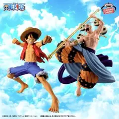 ワンピース CROSS POSINGフィギュア ルフィ & エネル 2体セット
