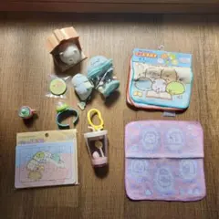 すみっコぐらしセット(10点) ハンドタオル　ミニぬいぐるみ　ポーチ　パズルなど