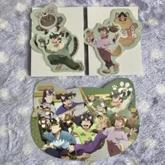 忍たま乱太郎 ナンジャタウン ステッカー 週替わりねこ型カード 伊作 食満