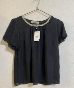 MISCH MASCH ブラックストライプシャツ M