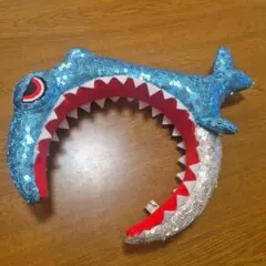 サメ型スパンコールカチューシャ