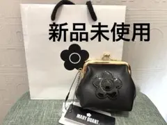 MARY QUANT がま口 コインケース ブラック