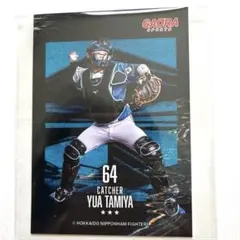 GAORA YUA TAMIYA 捕手 トレーディングカード 64 田宮裕涼