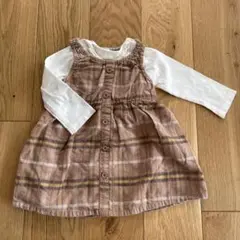 値下げしました　branshes ブランシェス 80 セット　ワンピース