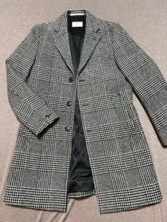 417 by EDIFICE チェスターコート チェック　グレンチェック S