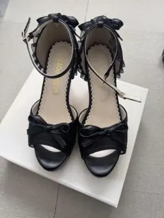 ロディスポット プリンセスチュールパンプス ローファー　サンダル　パール リボン