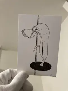 【ポストカード】【10㎝×15㎝】【額無／手書き一点物】