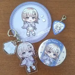 ホロライブ　轟はじめ　缶バッジ　キーホルダー　ピック　コースター　スイパラ