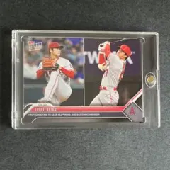 大谷翔平 2022ToppsNow⭐️フェンウェイパーク103年ぶり二刀流3勝目